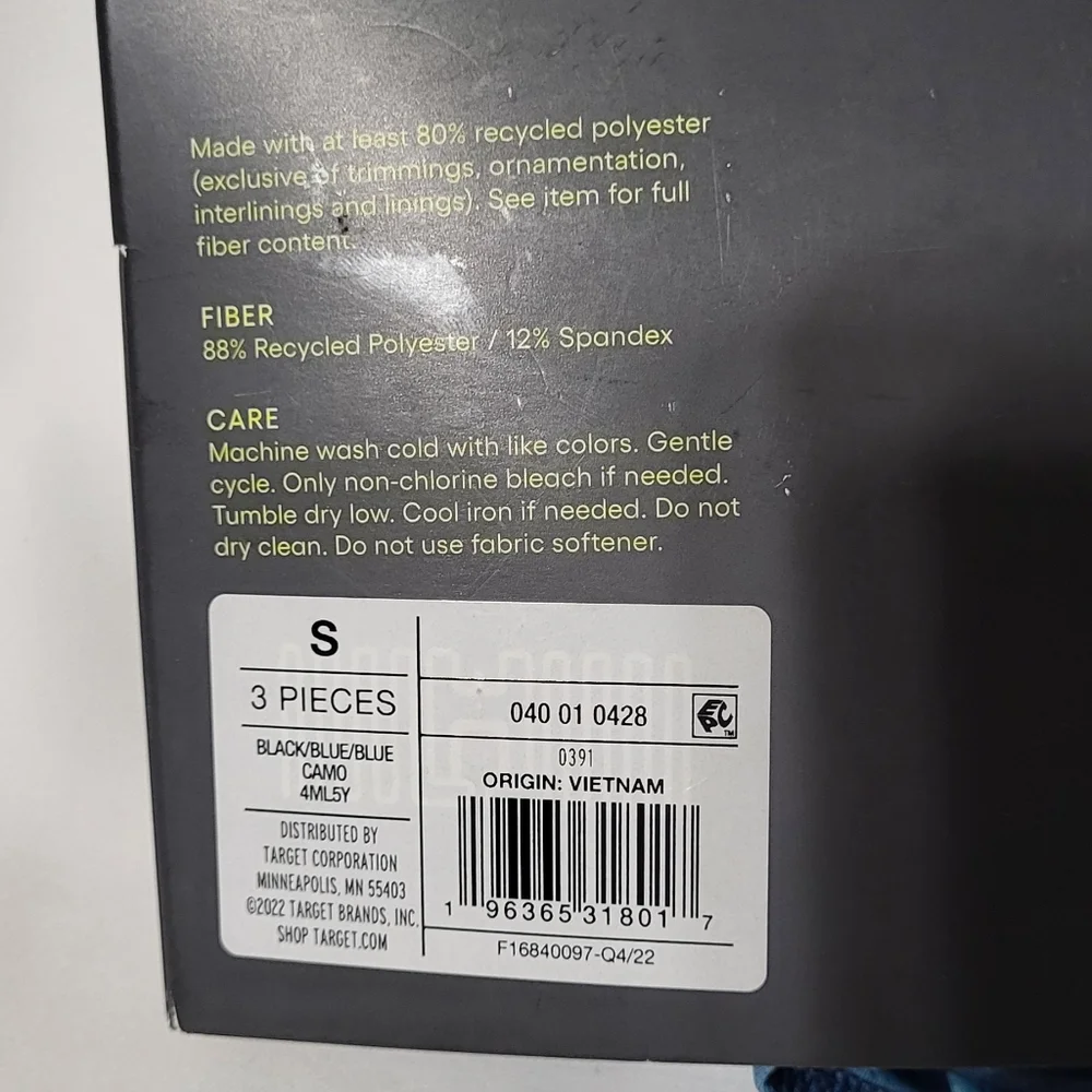 All In Motion Men's NIP 2 Pack Blue Mesh Panel Boxer Briefs Size Small - Picture 10 of 12